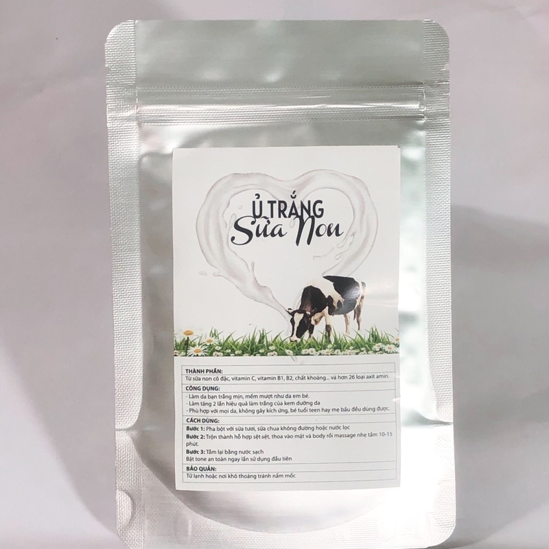Ủ Trắng Sữa Non Trắng Mịn Hồng Da Tắm Trắng Nobiishop Handmade 100GR | BigBuy360 - bigbuy360.vn