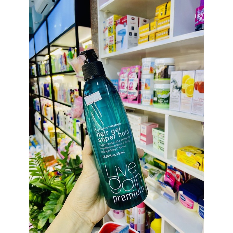 GEL TẠO KIỂU TÓC LIVEGAIN PREMIUM HAIR GEL SUPER HOLD