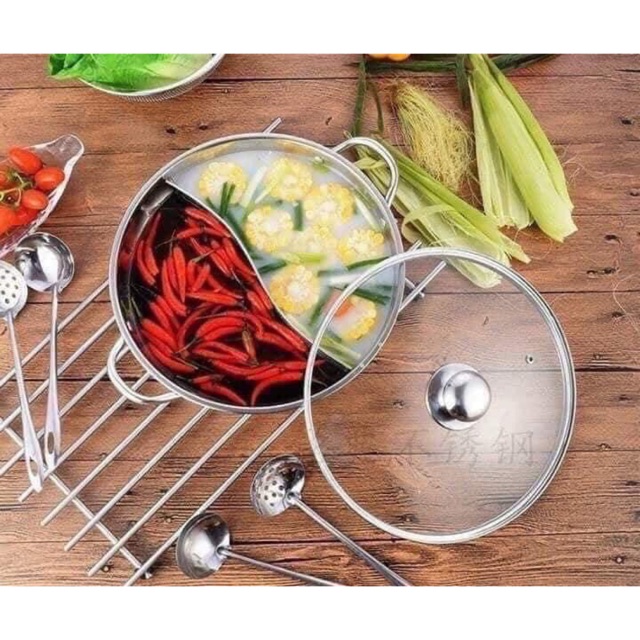 NỒI LẨU 2 NGĂN HOTPOT 32cm