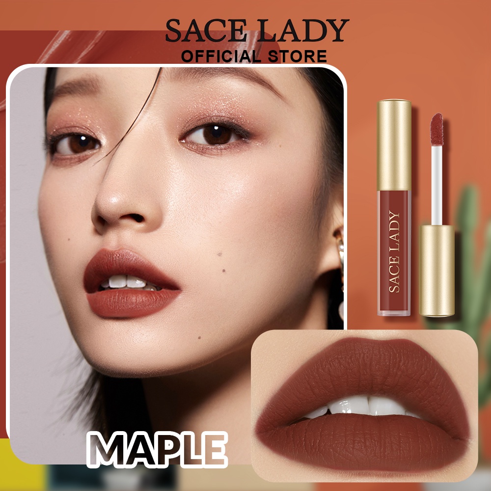 SACE LADY 3 cây Matte Son Môi Bộ Trang Điểm son Môi lì mini chống thấm nước 1.8ml*3