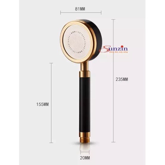 Vòi Sen Cao Cấp Chất Liệu Nhôm Hợp Kim Chịu Lực Chắc Chắn Hạn Chế Nứt, Vỡ Tháo Lắp Đơn Giản Dễ Dàng