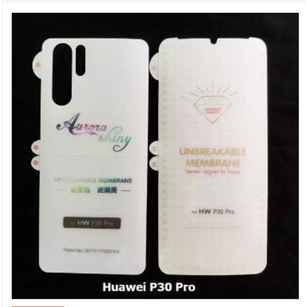 DÁN PPF 2 MẶT TRƯỚC SAU HUAWEI P30 PRO Chưa Có Đánh Giá