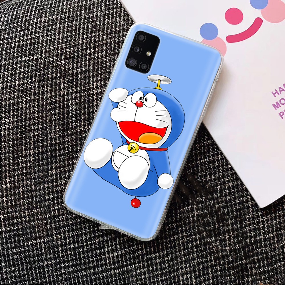 Ốp Lưng Mềm Trong Suốt Hình Doraemon Đáng Yêu Cho Oppo F3 F15 F5 F7 F9 F11 Pro F1S F1 Plus Va101