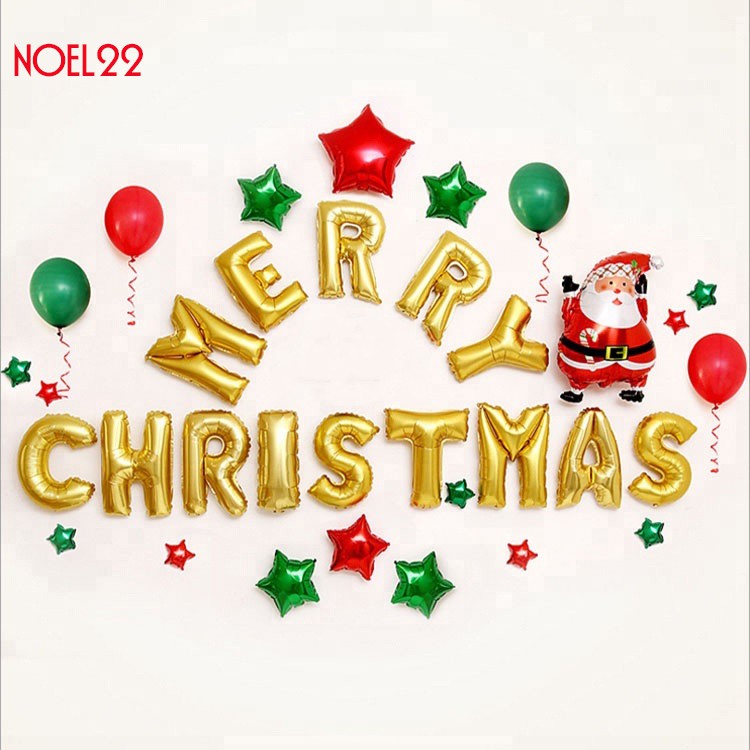 Sét Phụ Kiện Trang Trí Chủ Đề Noel Giáng Sinh Christmas