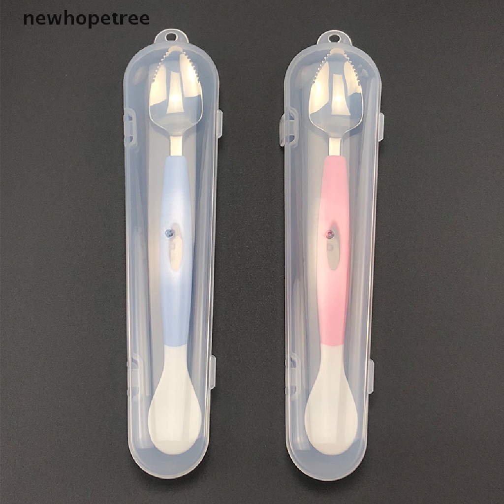 Muỗng Cạo Trái Cây Hai Đầu Viền Cong Dành Cho Bé Mới Sinh