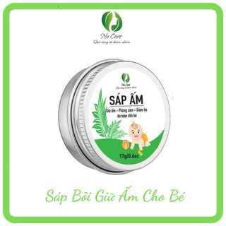 Sáp Ấm, Sáp Bôi Giữ Ấm Tinh Dầu Tràm cho bé phòng ho, ngừa ngạt mũi, phòng cảm 17g