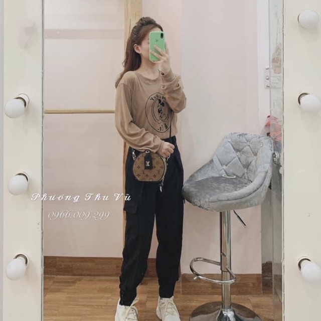 ÁO DÀI TAY NỮ THUN TĂM LẠNH MICKY