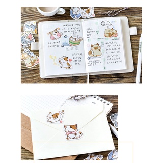 Hộp 45 stickers hình mèo