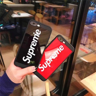 Ốp Supreme đen đỏ