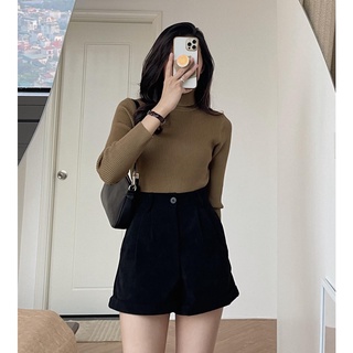 (Ảnh thật) Len tăm cổ lọ Hàn 5452