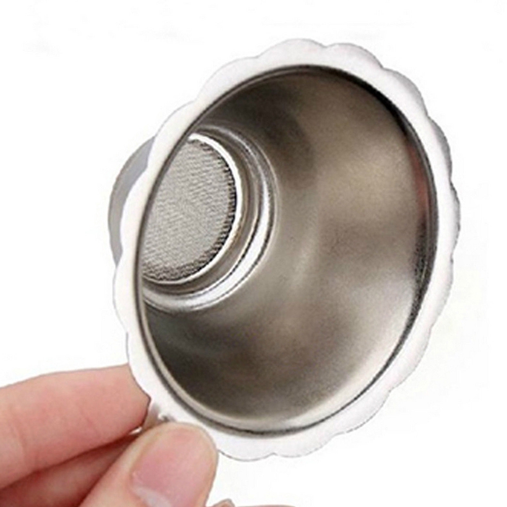 CONOPERY Dụng cụ lọc trà dạng phễu có thể tái sử dụng tiện lợi cho nhà bếp