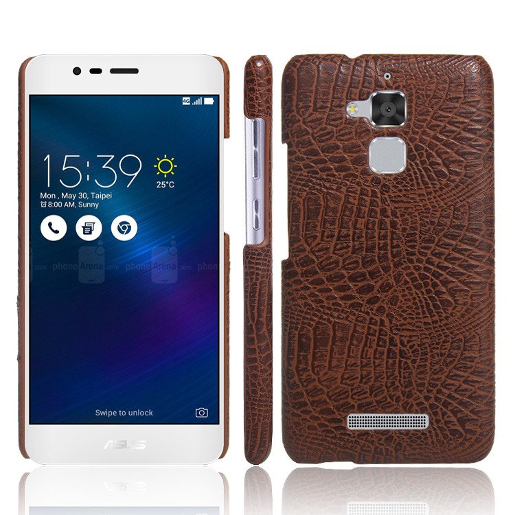 Ốp điện thoại họa tiết vân da cá sấu sang trọng độc đáo cho Asus Zenfone 3 Max ZC520TL ZC553KL