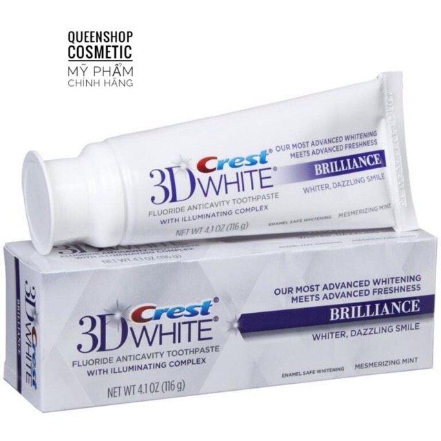 KEM ĐÁNH RĂNG CREST 3D WHITE BRILLIANCE 116g