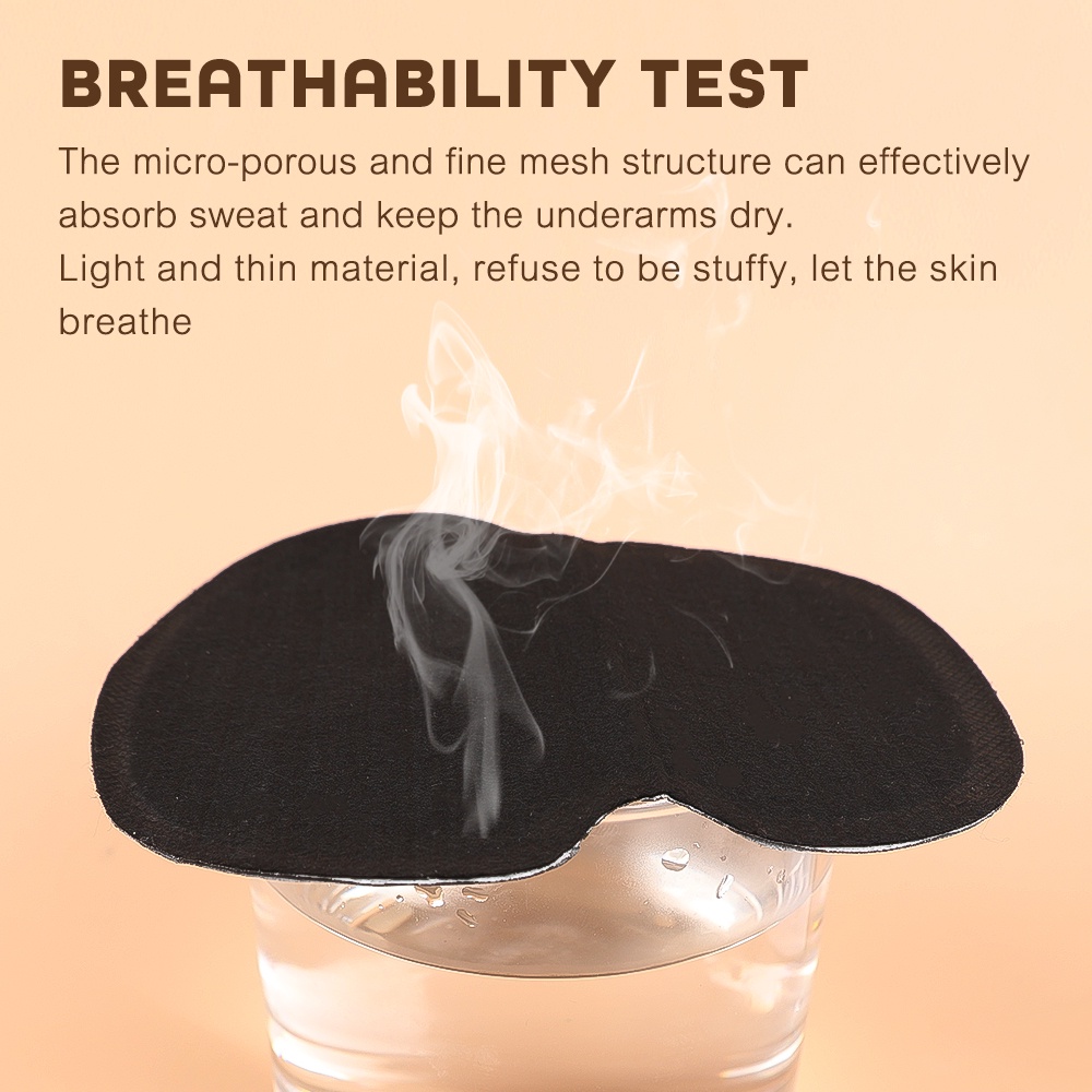 Miếng Dán Vùng Da Dưới Cánh Tay Thấm Hút Mồ Hôi Siêu Mỏng Nhẹ Không Đường May Vô Hình Cao Cấp Dùng Một Lần Cho Nam Và Nữ