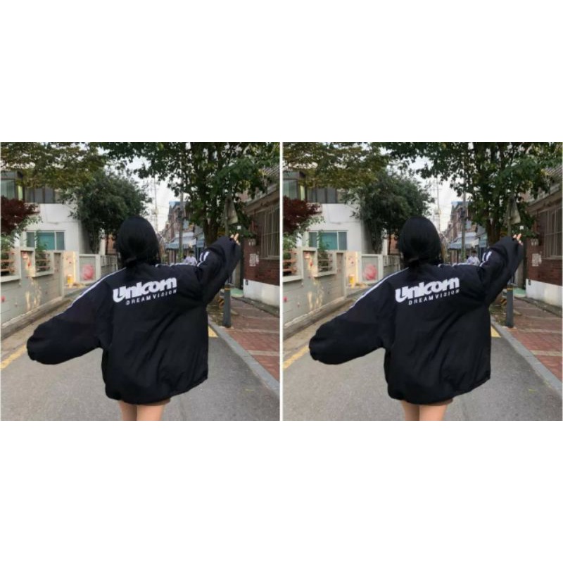 Áo khoác dù tay bồng CÓ MŨ THÁO RỜI siêu cá tính, unisex form rộng, ulzang,AK12