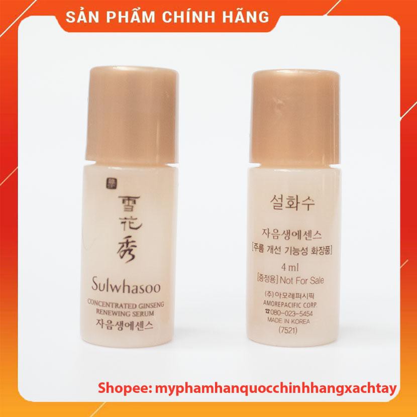 [DATE 2023] Tinh chất serum sâm chống lão hóa, trắng mịn da cao cấp Sulwhasoo 4ml