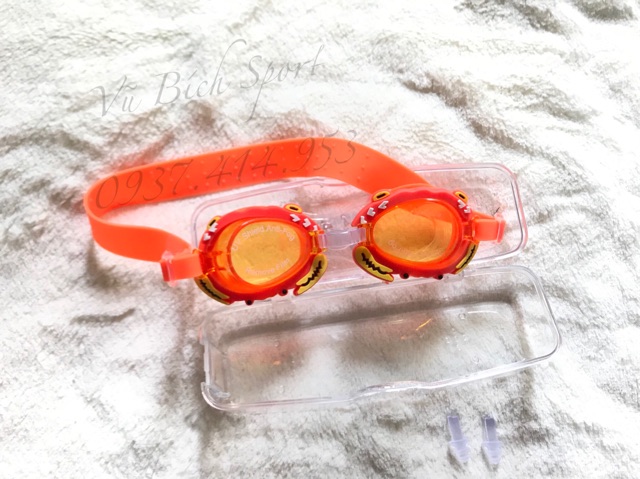 Kính bơi hình con cua cho bé mã BL31 + tặng kèm nhét tai bơi