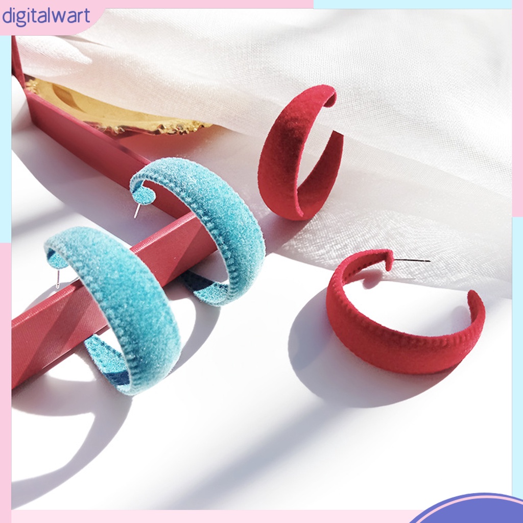 Đôi Khuyên Tai Hình Vòng Tròn Lớn Thời Trang Cho Nữ