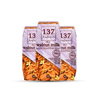 Sữa Hạt 137 Degrees Óc Chó Nguyên Chất 180ml (Lốc 3 Hộp)
