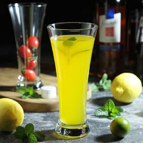 LY THỦY TINH TRONG SUỐT DÁNG LOE - LY ĐỰNG NƯỚC ÉP