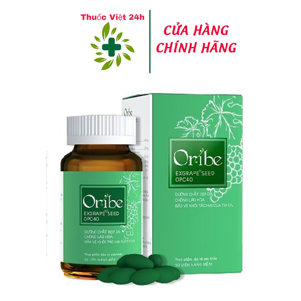 Viên Uống Đẹp Da ORIBE hỗ trợ tăng tính đàn hồi của da, chống oxy hóa, giúp sáng da, giúp giảm nguy cơ da nhăn