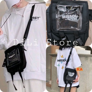 Túi đeo chéo 🍍 MISSOUT đeo vai cho nam và nữ chất vải Canvas dáng Unisex🍍 túi sách nữ