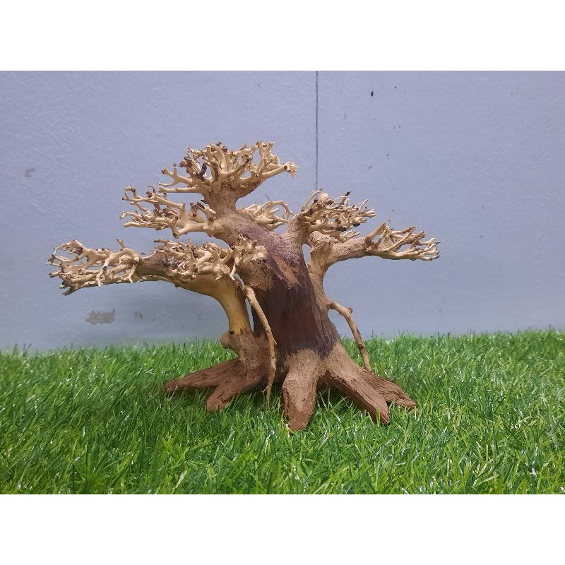 Lũa BONSAI hồ cá dáng cây đa 1 N26-C20-R12