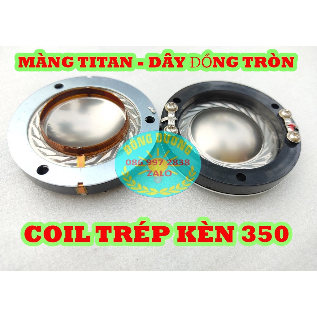 COIL LOA TREBLE KÈN  34,4MM LOẠI KHÔNG CỌC MÀNG TITAN - CÔN TRÉP 350