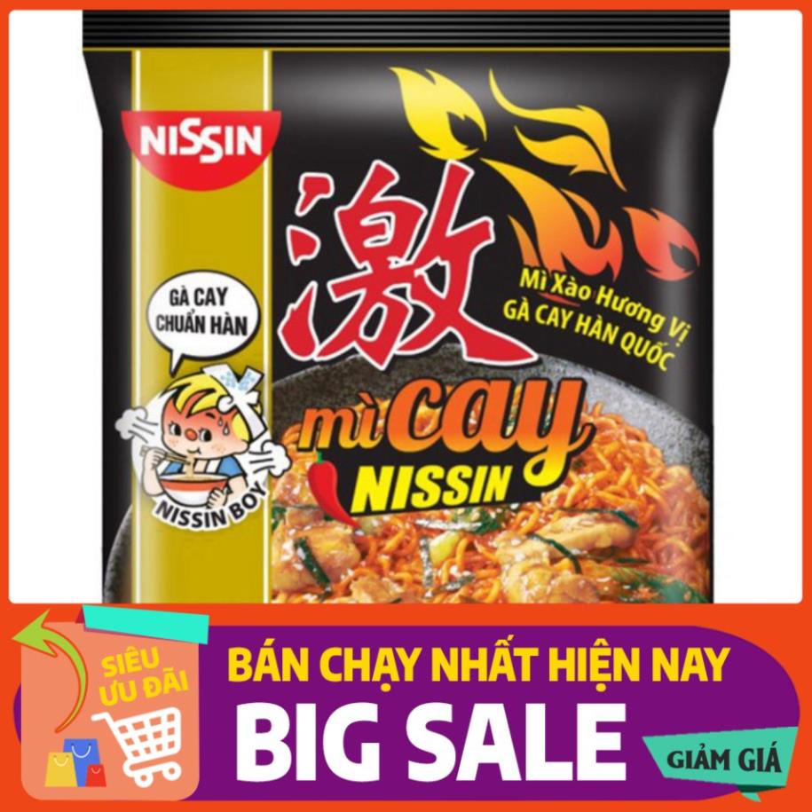 [HCM] Lốc 5 Gói Mì NISSIN Hàn Quốc Cay Ngon Chuẩn Hàn