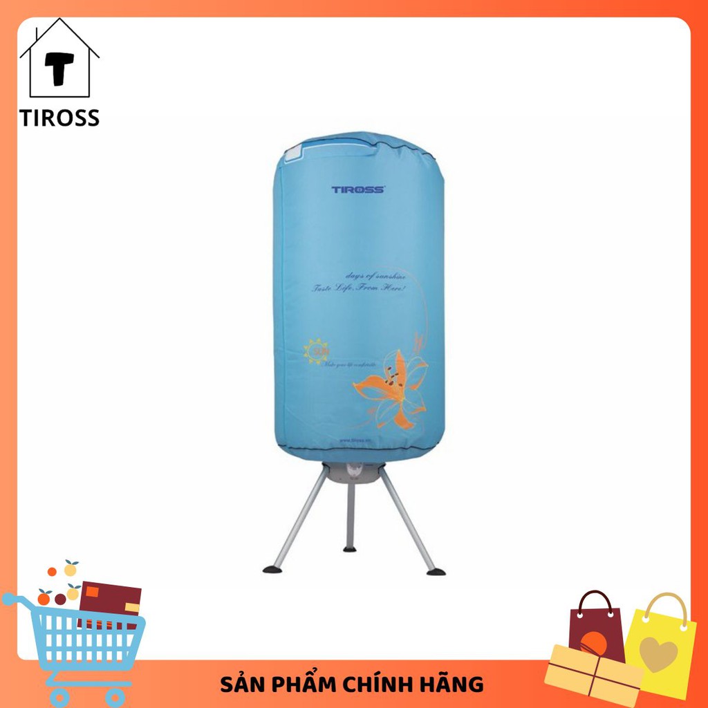 [Tiross123] Máy sấy quần áo TS880 (Công suất 900W), Sản Phẩm Chính Hãng, Bảo Hành 12 Tháng