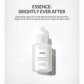 [FULL SIZE] Serum dưỡng trắng da, làm mờ thâm nám HUXLEY ESSENCE ; BRIGHTLY EVER AFTER