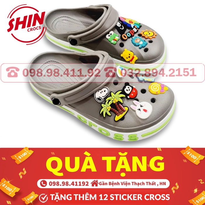 dép cross nhiều màu BUXY đế bánh mìFREESHIPdép cross hotrend BAYSUC03