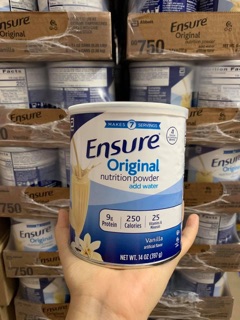 ( HTT03) Lốc 3 lon sữa ENSURE MỸ 397g
