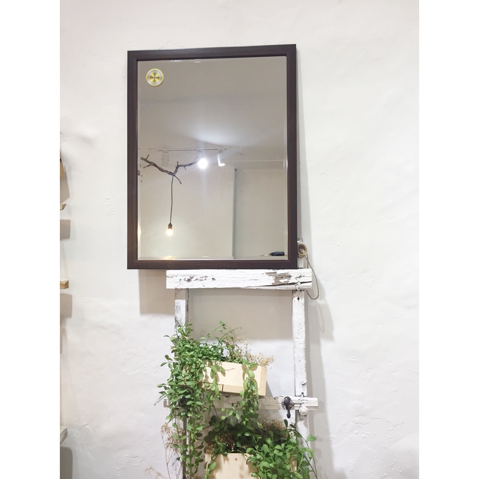 Gương vân gỗ màu đậm - TT-032