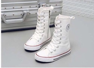 Boot vải cao cổ cho bé gái