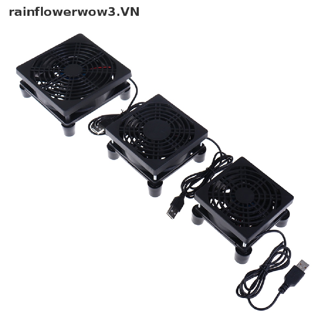 Quạt Làm Mát USB 5V 8 / 9 / 12CM Tự Làm Bảo Vệ Cho TV Box PC