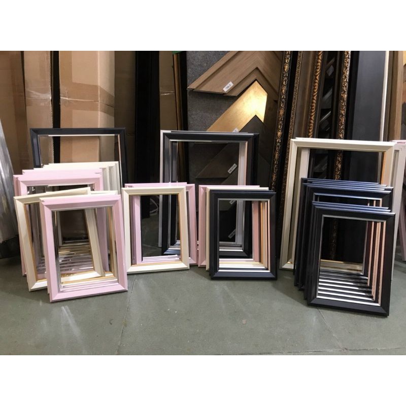 khung hình để bàn  hàn quốc( mặt kính) kích thước (13x18, 15x21 21x30)  khung ảnh treo tường nhiều màu