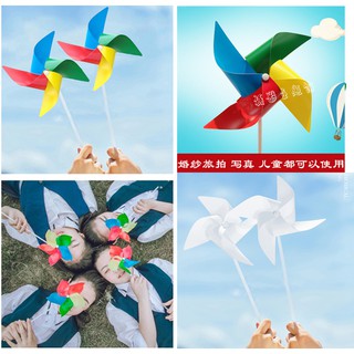 0 đạo cụ chụp ảnh mới màu cối xay gió nhỏ studio ảnh địa điểm du lịch ảnh trẻ em sáng tạo thời trang trang trí ngoài trờ