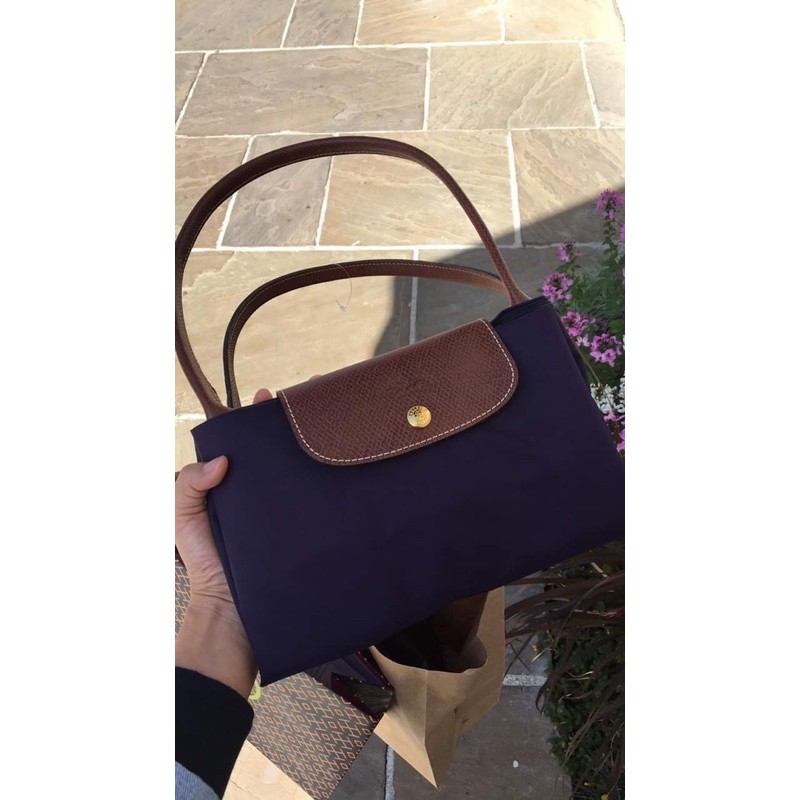 Túi Longchamp Le Pliage nylon size M quai dài