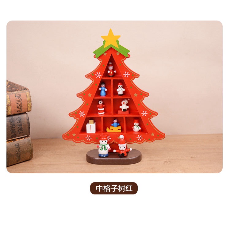 Cây Thông Giáng Sinh Bằng Gỗ Dùng Trang Trí diy