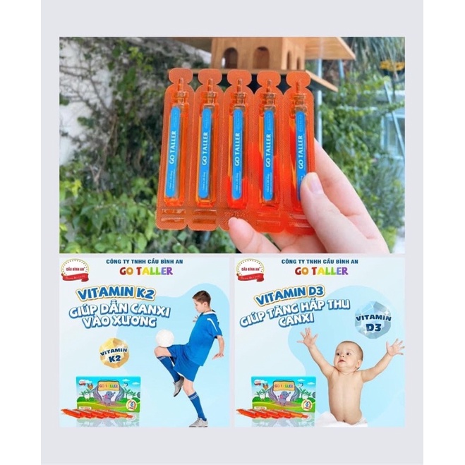 Combo 3 hộp GO TALLER Cầu Bình An