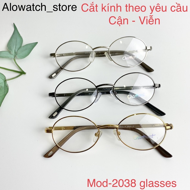 Kính lão đọc sách gọng kim loại mắt tròn TAMANHOPTIC cắt mắt độ từ 0-6độ