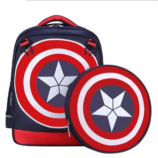 Balô đi học 2 trong 1 American Captain cao cấp kèm túi nhỏ cho bé KDR-BL034 KODOROS