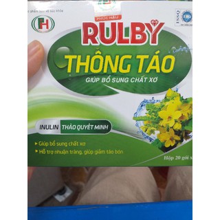 Combo 10 gói Rulby Thông Táo giúp bổ sung chất xơ và giảm táo bón