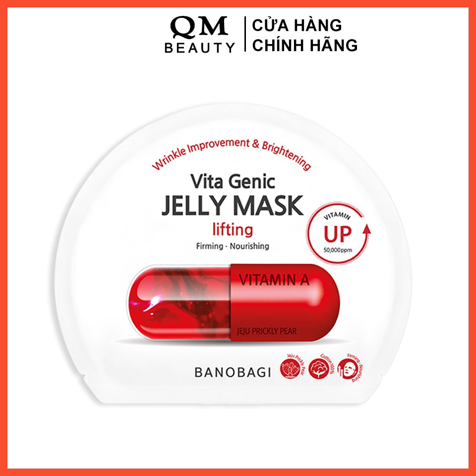 Mặt nạ Banobagi Vita Genic Lifting Jelly Mask 30ml dưỡng ẩm dưỡng da cung cấp Vitamin A