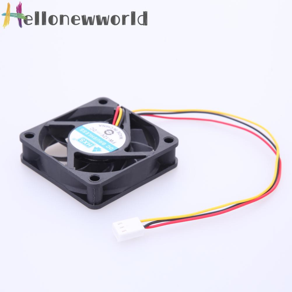 Quạt Tản Nhiệt 12v Dc 6cm Pc 3 Pin P4