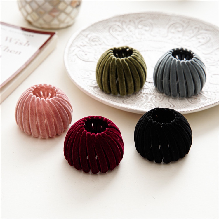 Đồ Cột Tóc Đuôi Ngựa Bằng Nhung Đính Bóng Lông