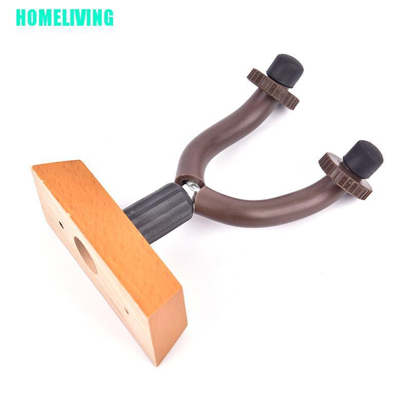 Giá treo đàn guitar bằng gỗ gắn tường tiện lợi