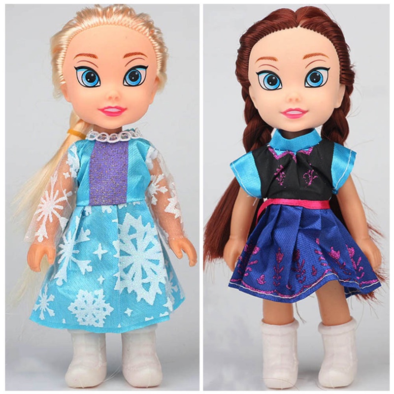 Bộ Đồ Chơi Búp Bê Barbie Công Chúa Elsa Cho Bé Gái 3-6 Tuổi