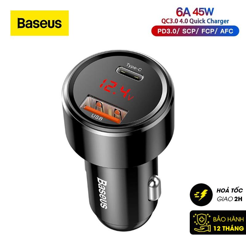 Bộ tẩu sạc nhanh đa năng dùng cho xe hơi Baseus Magic Series Quick Charge